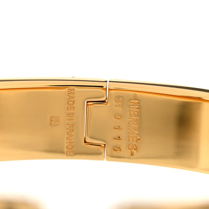 Hermes Enamel Narrow Clic Clac H Bracelet PM Black 4 of 5