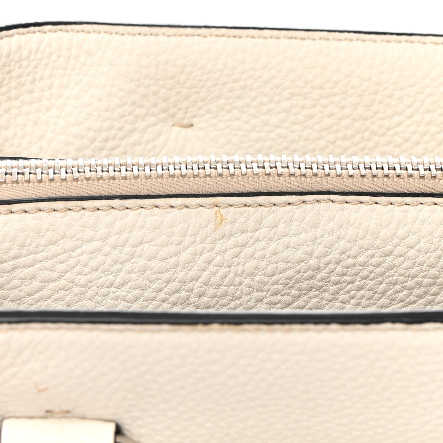 Prada Vitello Daino Shopping Tote Talco 11 of 17