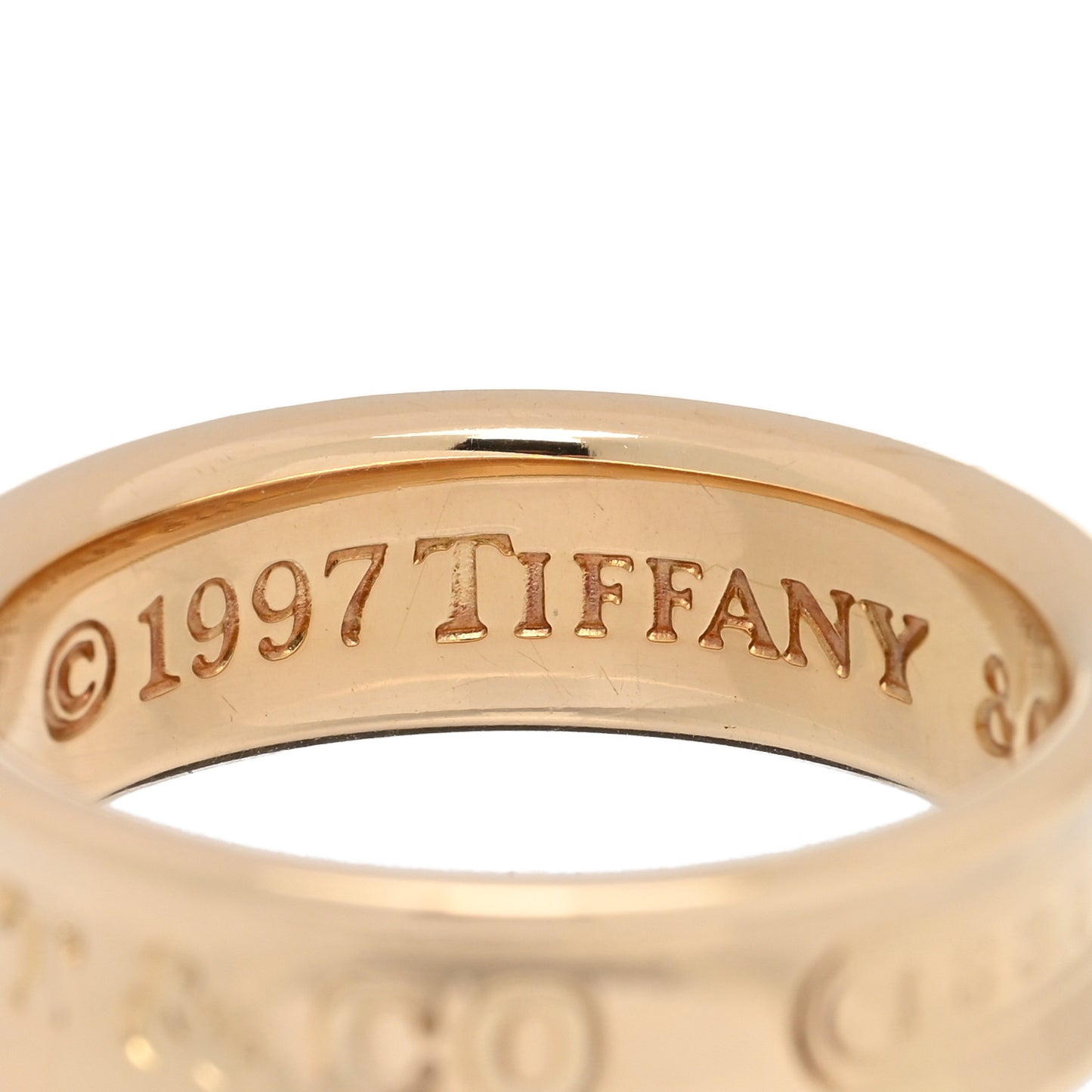 18K Yellow Gold 1837 Band Ring 54 7