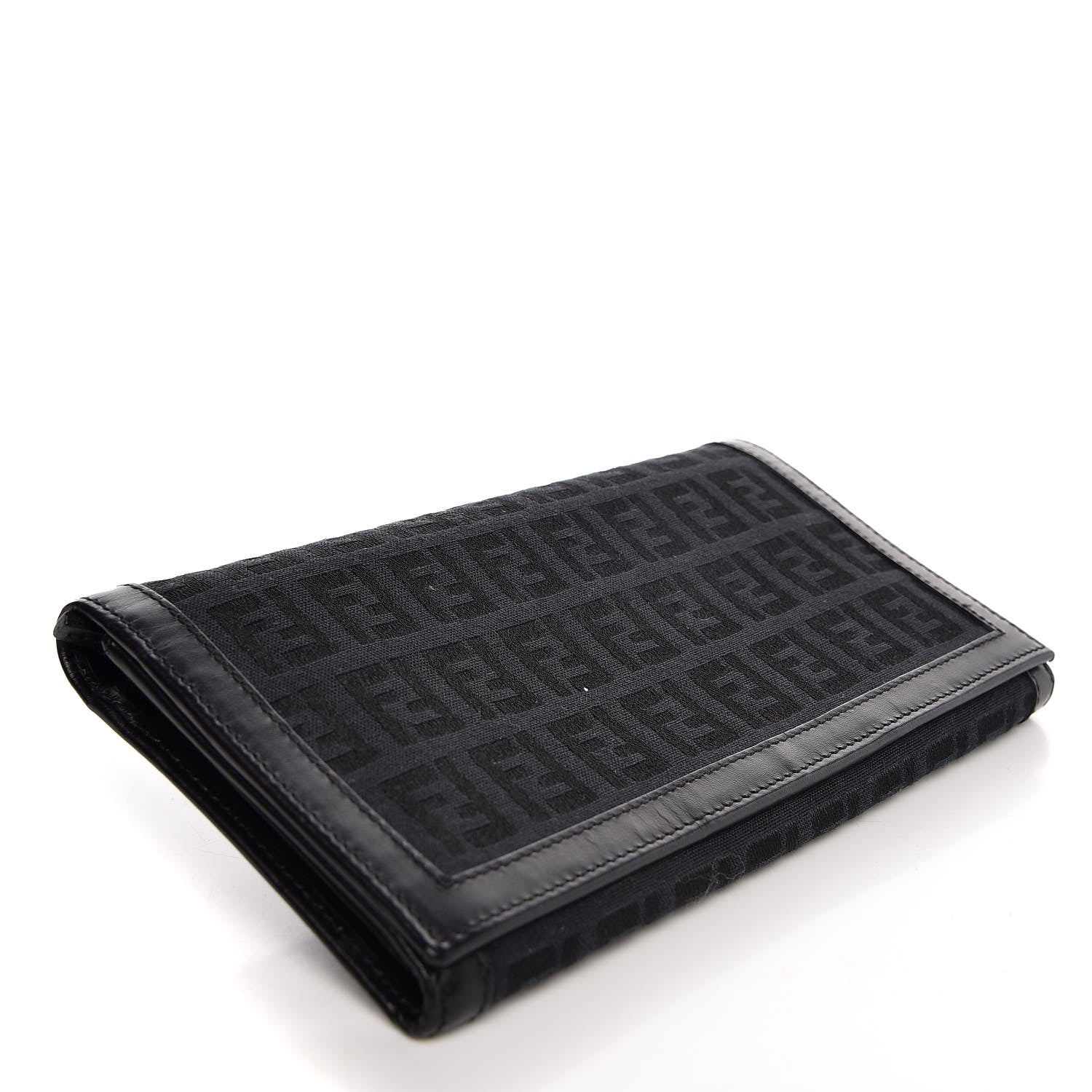 Fendi Zucchino Continental Wallet Black 4 of 8