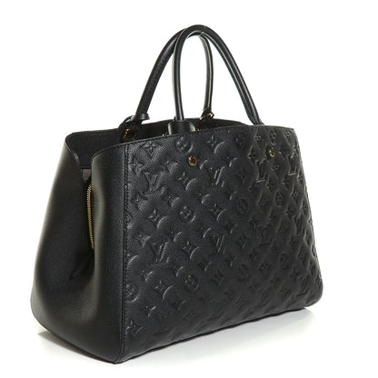 Louis Vuitton Empreinte Montaigne GM Black 3 of 8