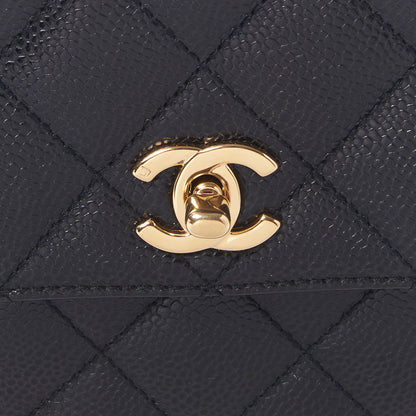 Chanel Caviar Quilted Jumbo Kelly Flap Black 10 of 10