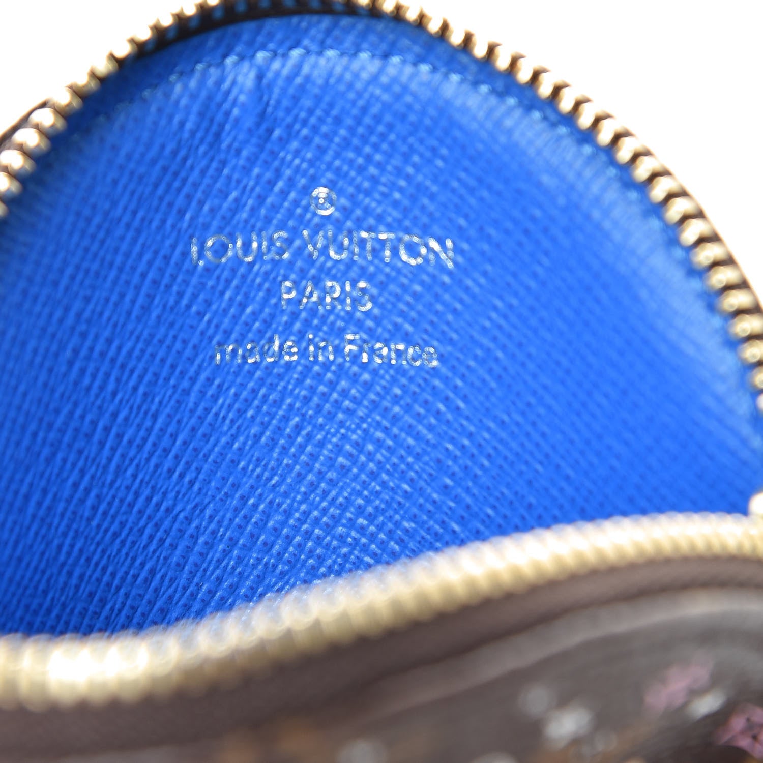 Louis Vuitton Monogram 2019 Christmas Animation Round Coin Purse Blue 6 of 7