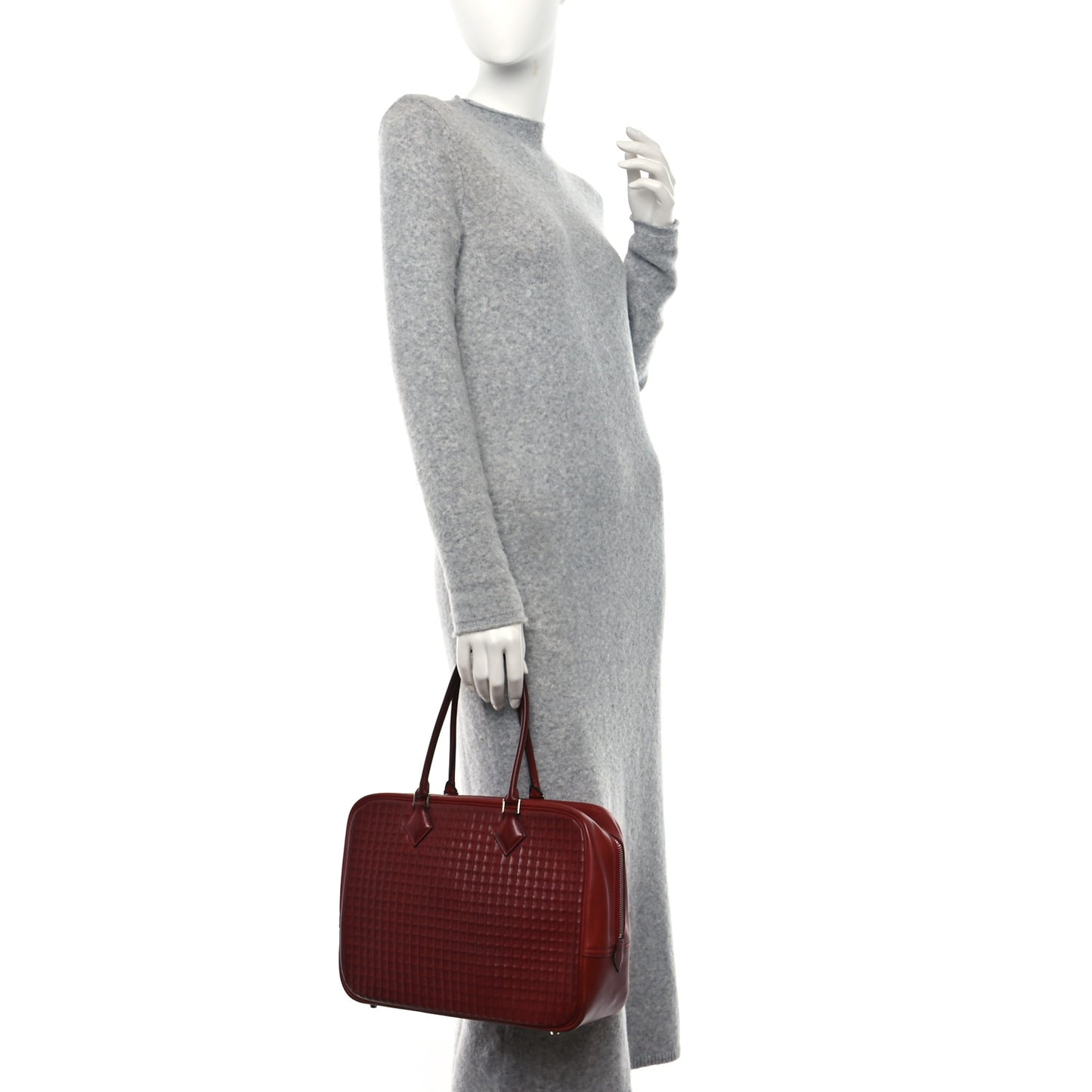 Box Calf Waffle Plume 32 Rouge H