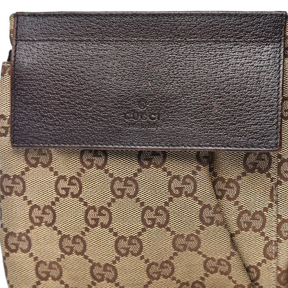 Gucci GG Monogram Double Pocket Belt Bag Dark Brown 12 of 12