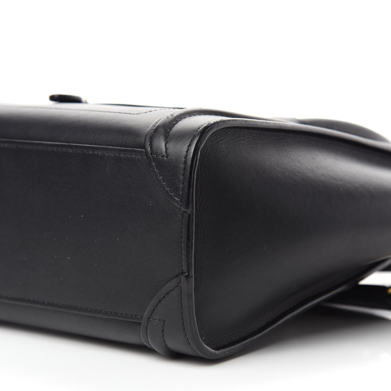 Celine Smooth Calfskin Nano Luggage Black 7 of 10