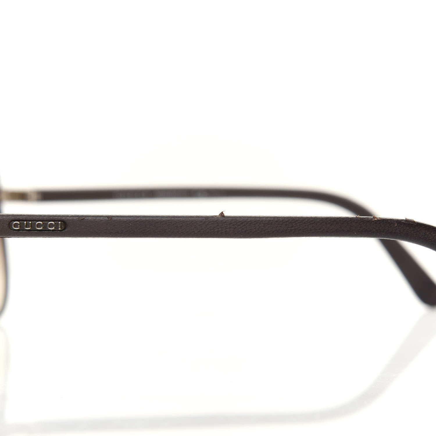 Gucci Calfskin Aviator Sunglasses 2887/S Brown 8 of 9