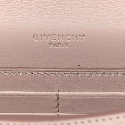 Givenchy Goatskin Quilted GV3 Strap Wallet Pale Pink 6 of 10