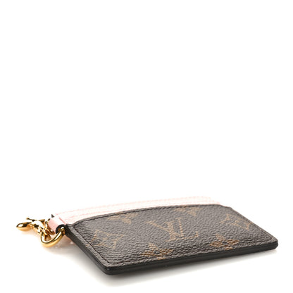 Louis Vuitton Monogram LV Charms Card Holder Rose Ballerine 4 of 9