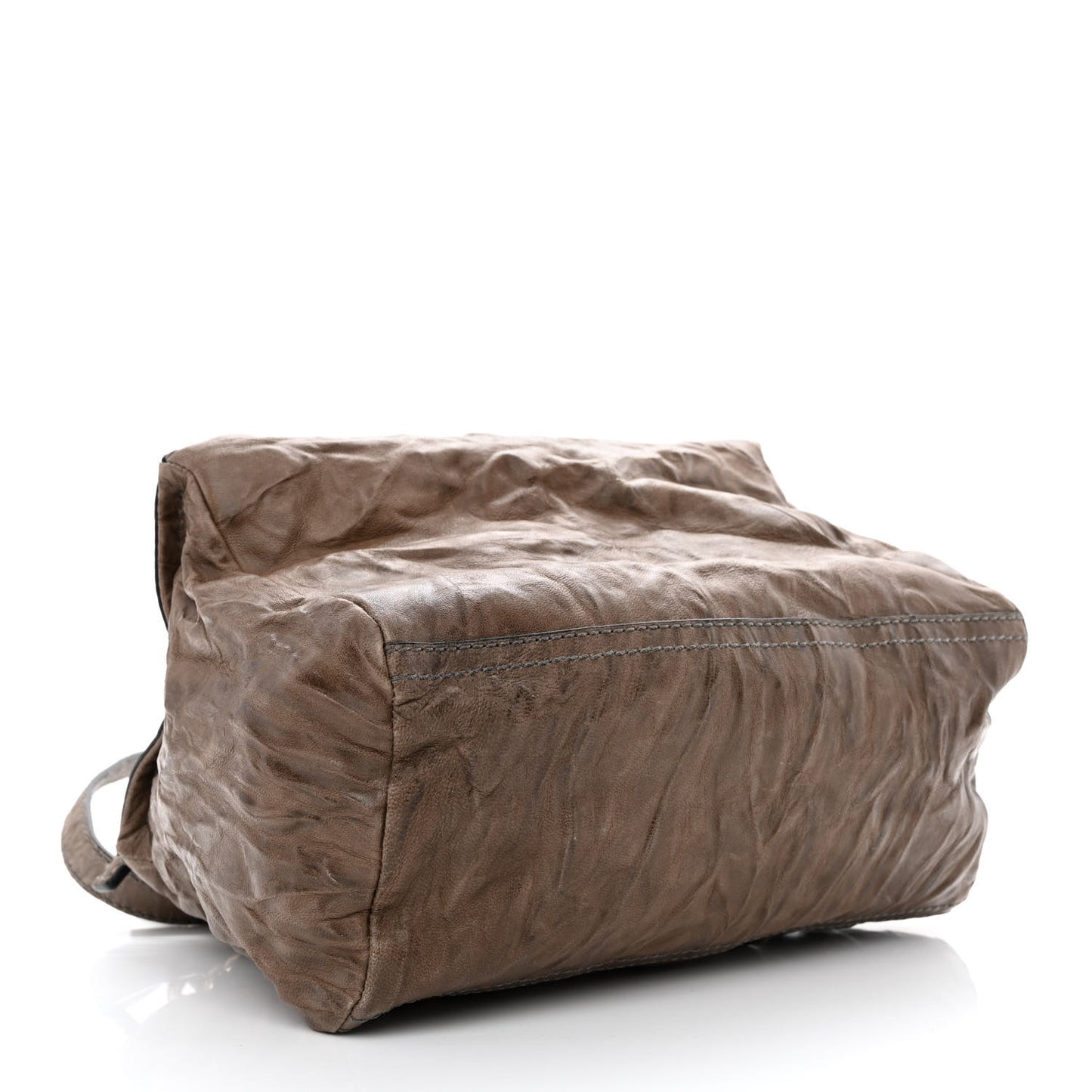 Tumbled Sheepskin Small Pandora Charcoal