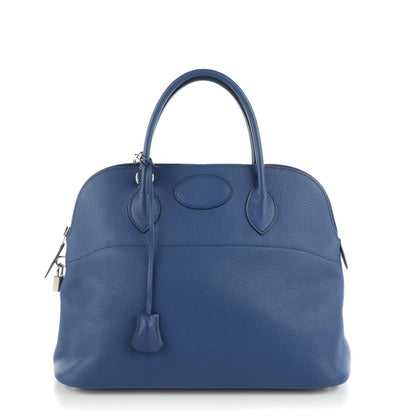 Hermes Taurillon Clemence Bolide 35 Bleu Saphir 1 of 15