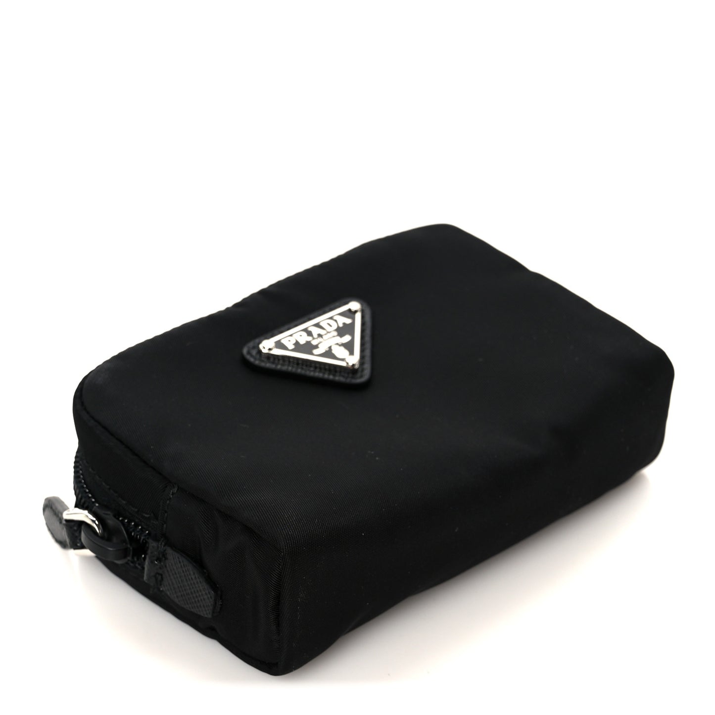 Re-Nylon Saffiano Cosmetic Pouch Black