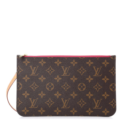 Louis Vuitton Monogram Neverfull MM GM Pochette Pivoine 1 of 8