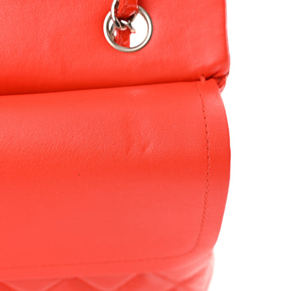 Chanel Patent Quilted Medium Double Flap Red 11 of 12