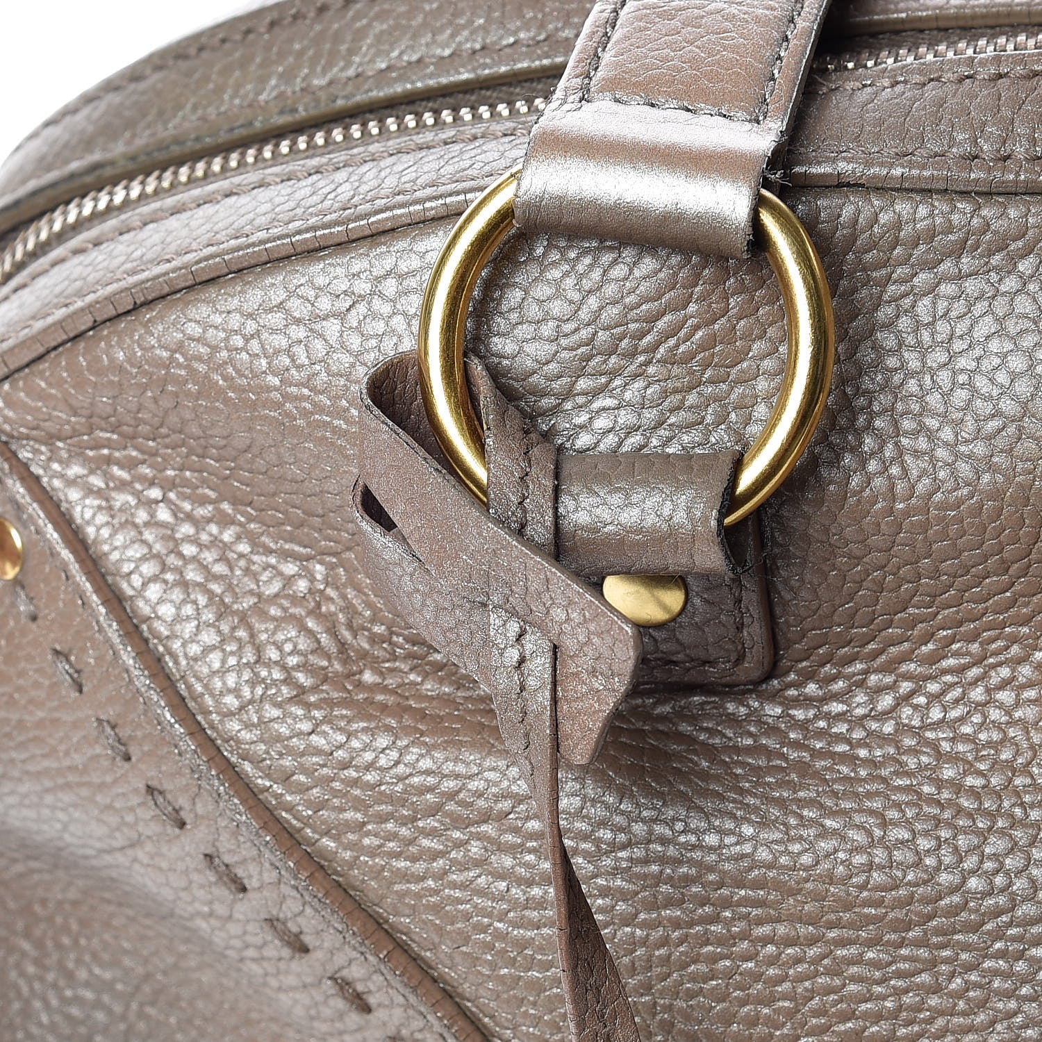 Saint Laurent Calfskin Oversized Muse Pewter 16 of 18