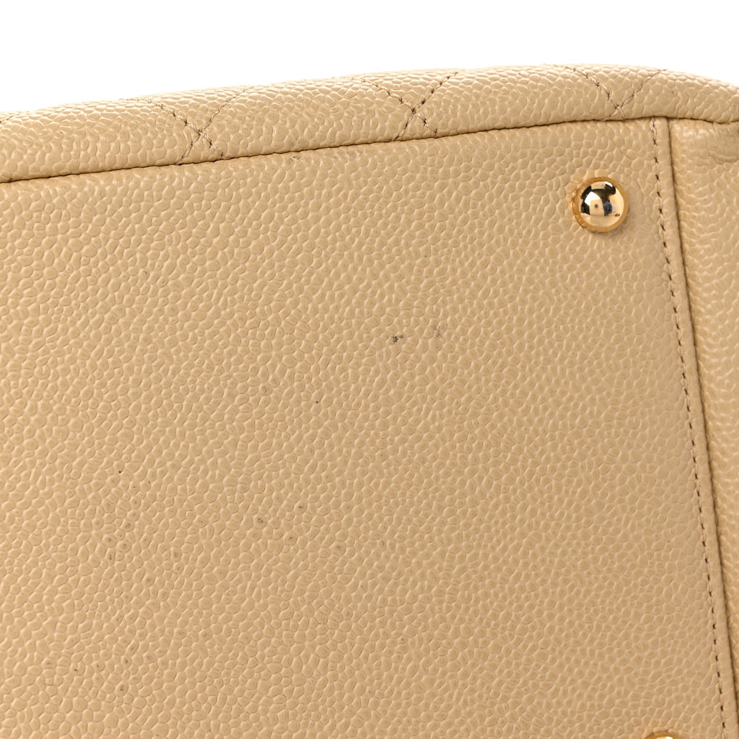 Caviar Quilted Petit Timeless Tote PTT Beige
