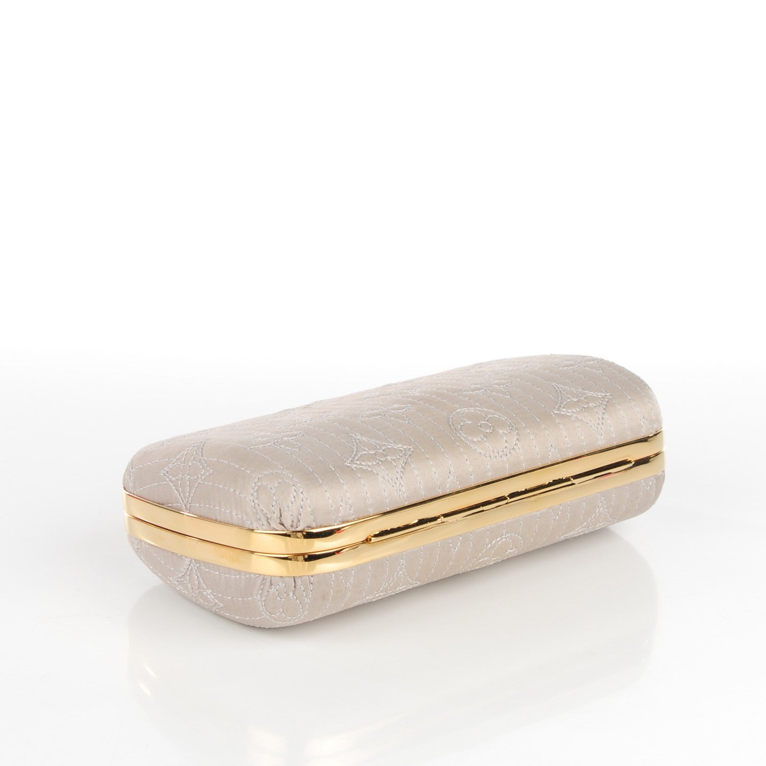 Louis Vuitton Monogram Motard Minaudiere Clutch Pearl 4 of 8