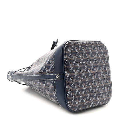 Goyard Goyardine Petit Flot Bucket Bag PM Navy 4 of 9