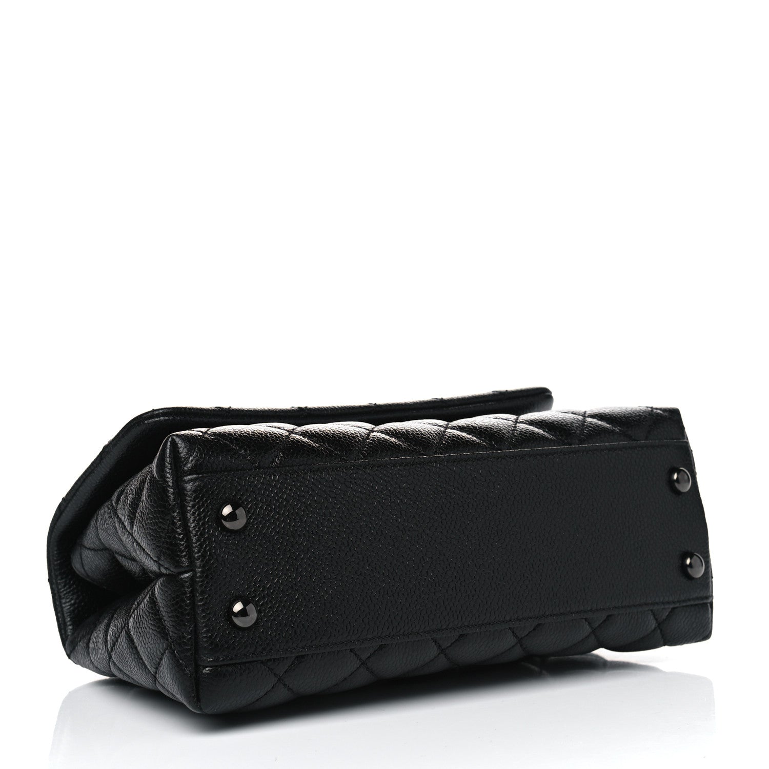Chanel Caviar Quilted Mini Coco Handle Flap So Black 3 of 8