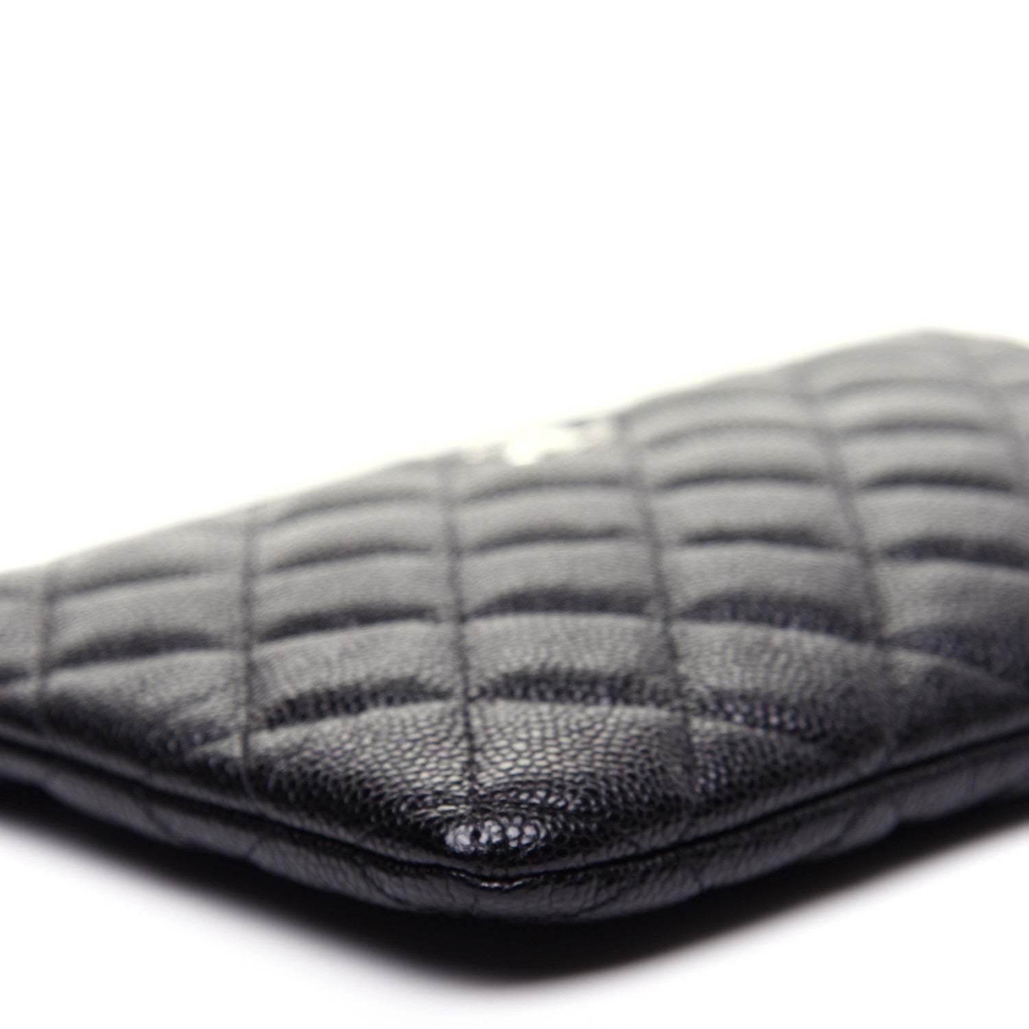 Chanel Caviar Quilted Cosmetic Case Black 6 of 9