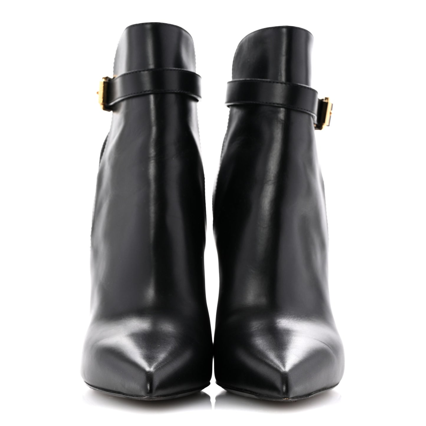 Calfskin Monogram Matchmake Low Boots 38 Black