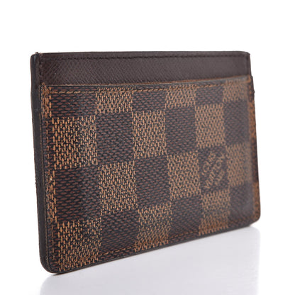 Louis Vuitton Damier Ebene Simple Card Holder 3 of 10