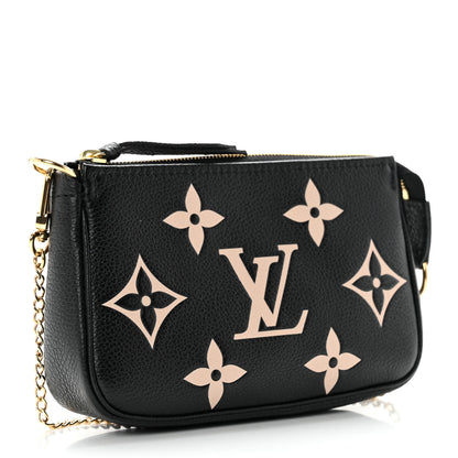 Louis Vuitton Empreinte Monogram Giant Mini Pochette Accessories Black 2 of 5