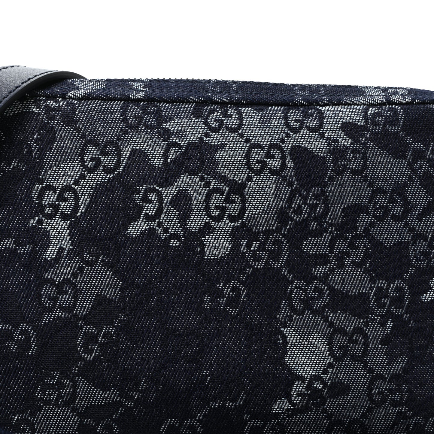 Denim GG Monogram Camouflage Small Crossbody Bag Blue