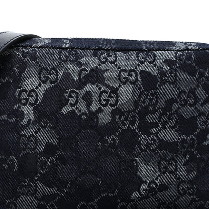 Gucci Denim GG Monogram Camouflage Small Crossbody Bag Blue 8 of 10