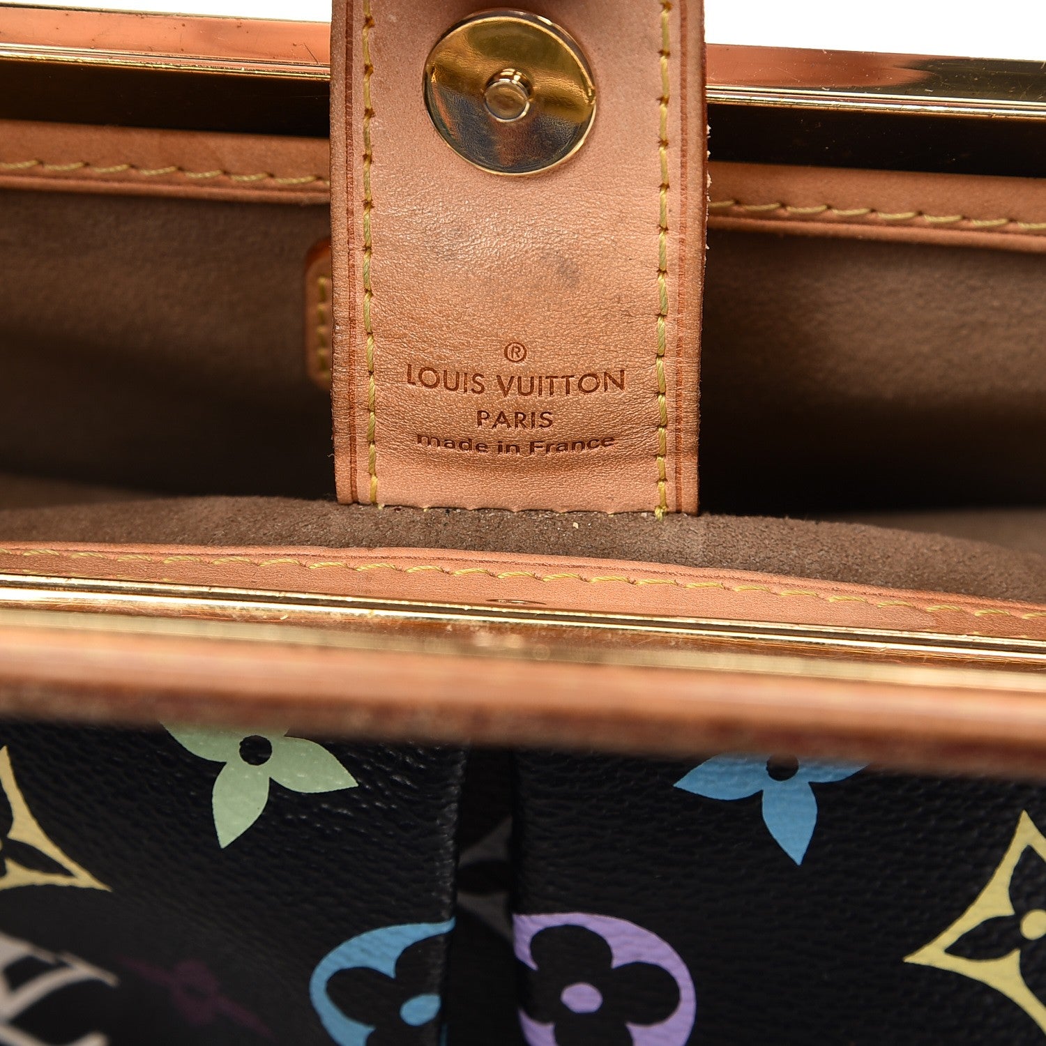 Louis Vuitton Monogram Multicolor Judy MM Black 6 of 17