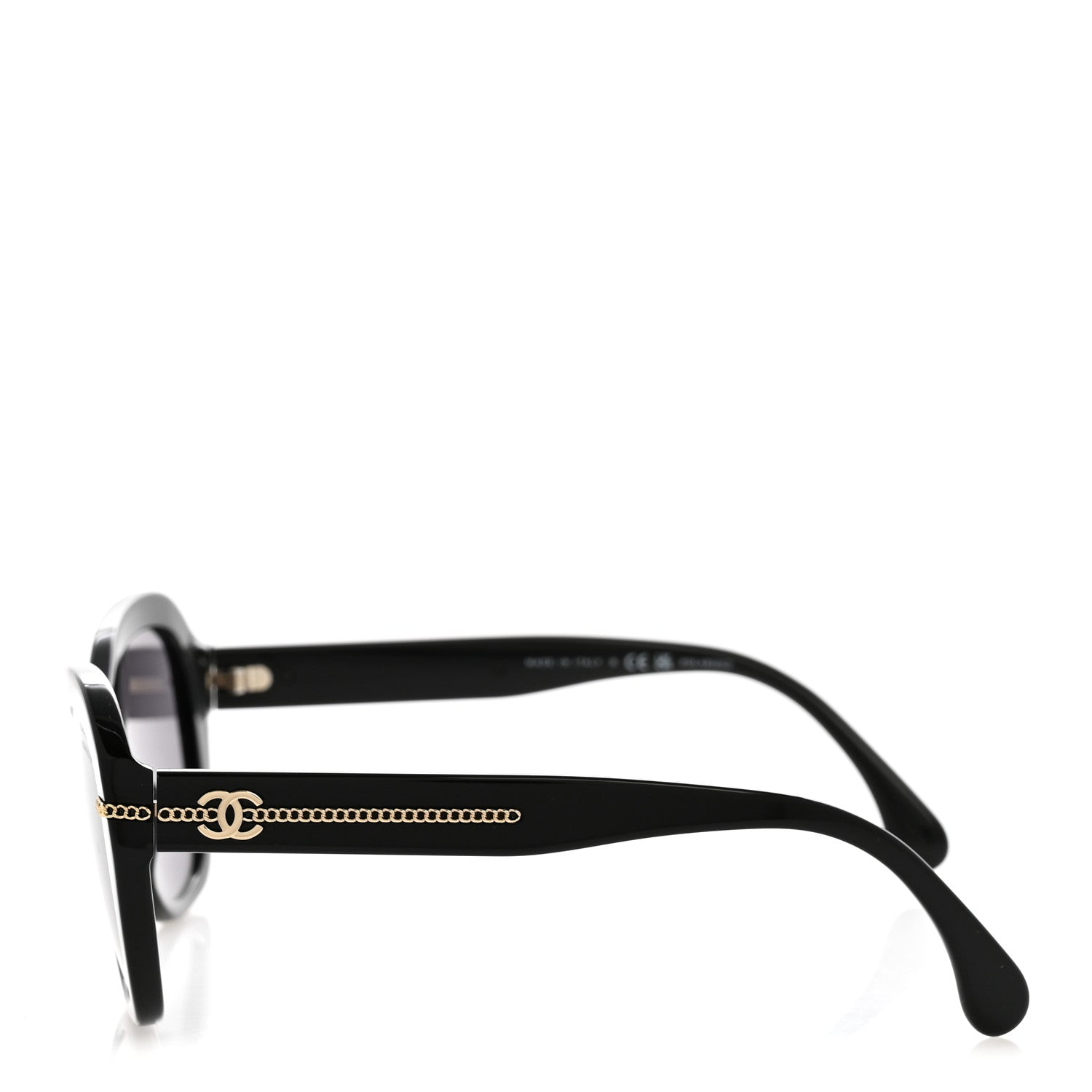 Chanel Acetate Polarized CC Butterfly Sunglasses 5510 Black