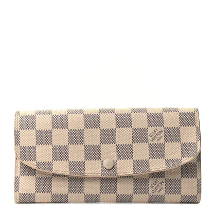 Louis Vuitton Damier Azur Emilie Wallet 1 of 4