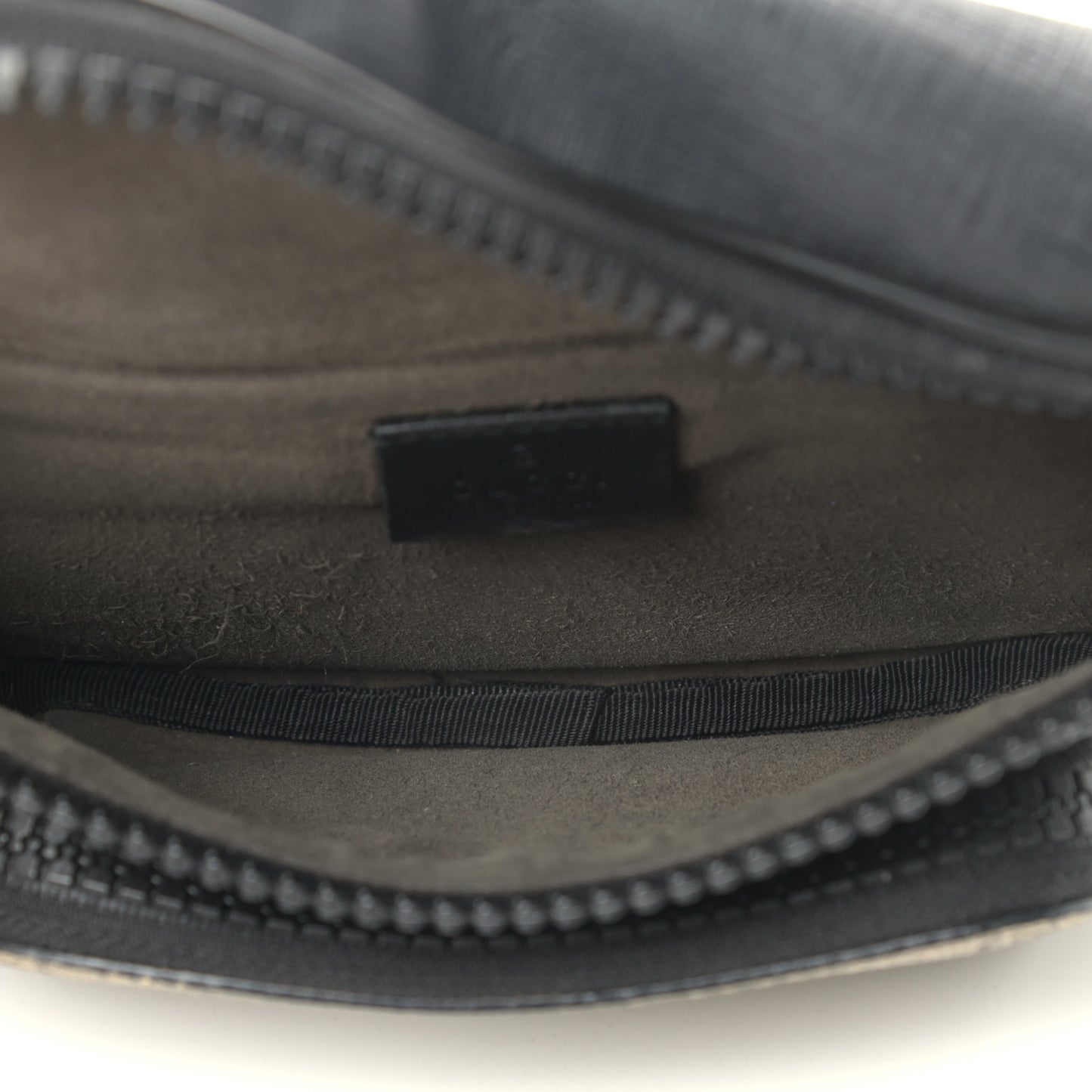 GG Supreme Monogram Belt Bag Black