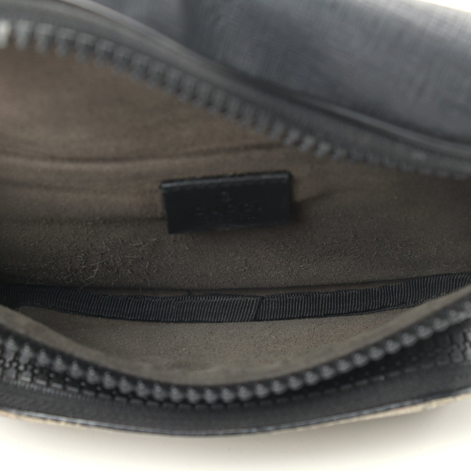 Gucci GG Supreme Monogram Belt Bag Black 9 of 22