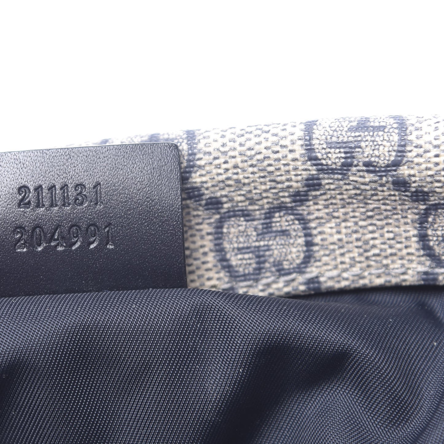 GG Plus Monogram Messenger Diaper Bag Navy