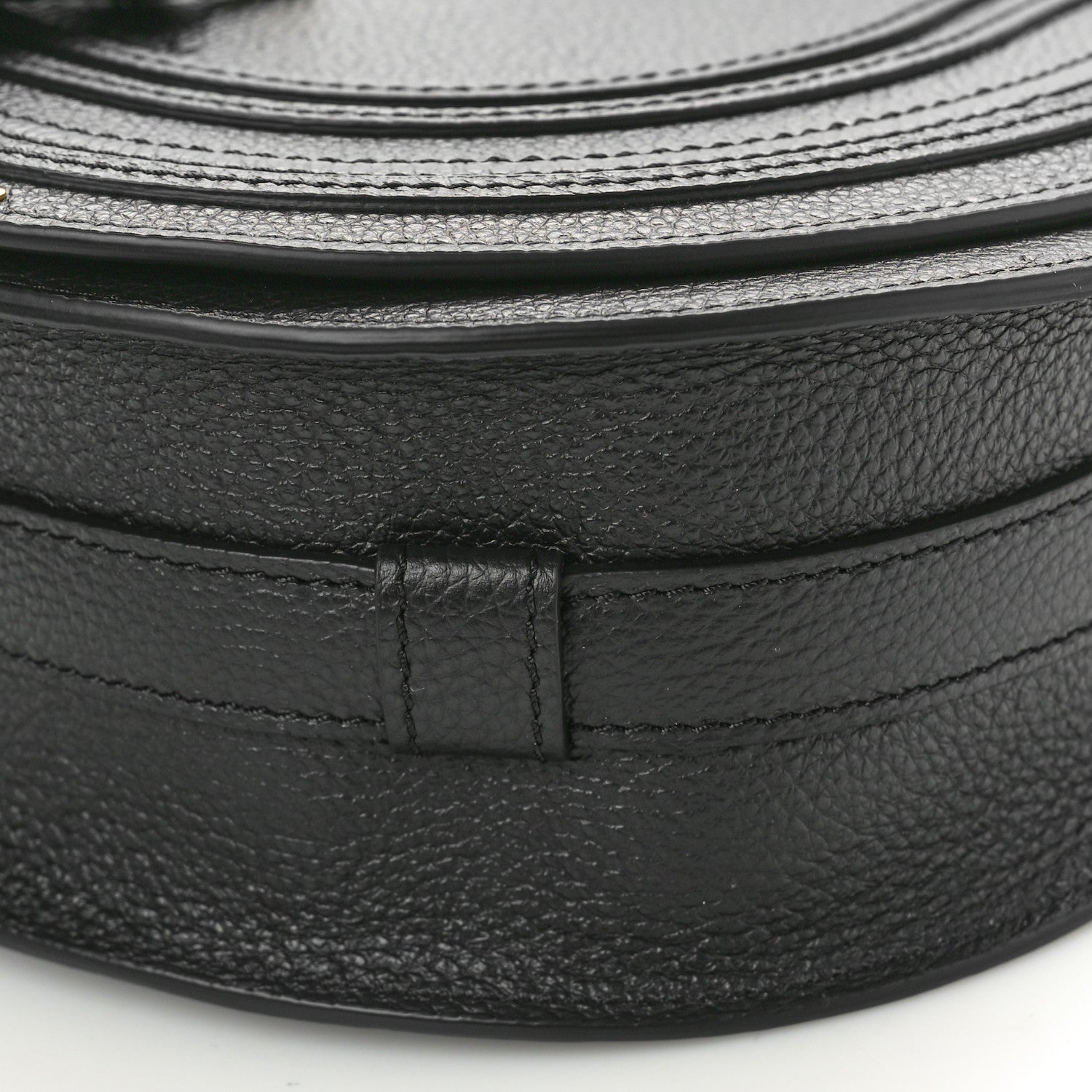 Chloe Calfskin Medium Marcie Round Crossbody Bag Black 11 of 11
