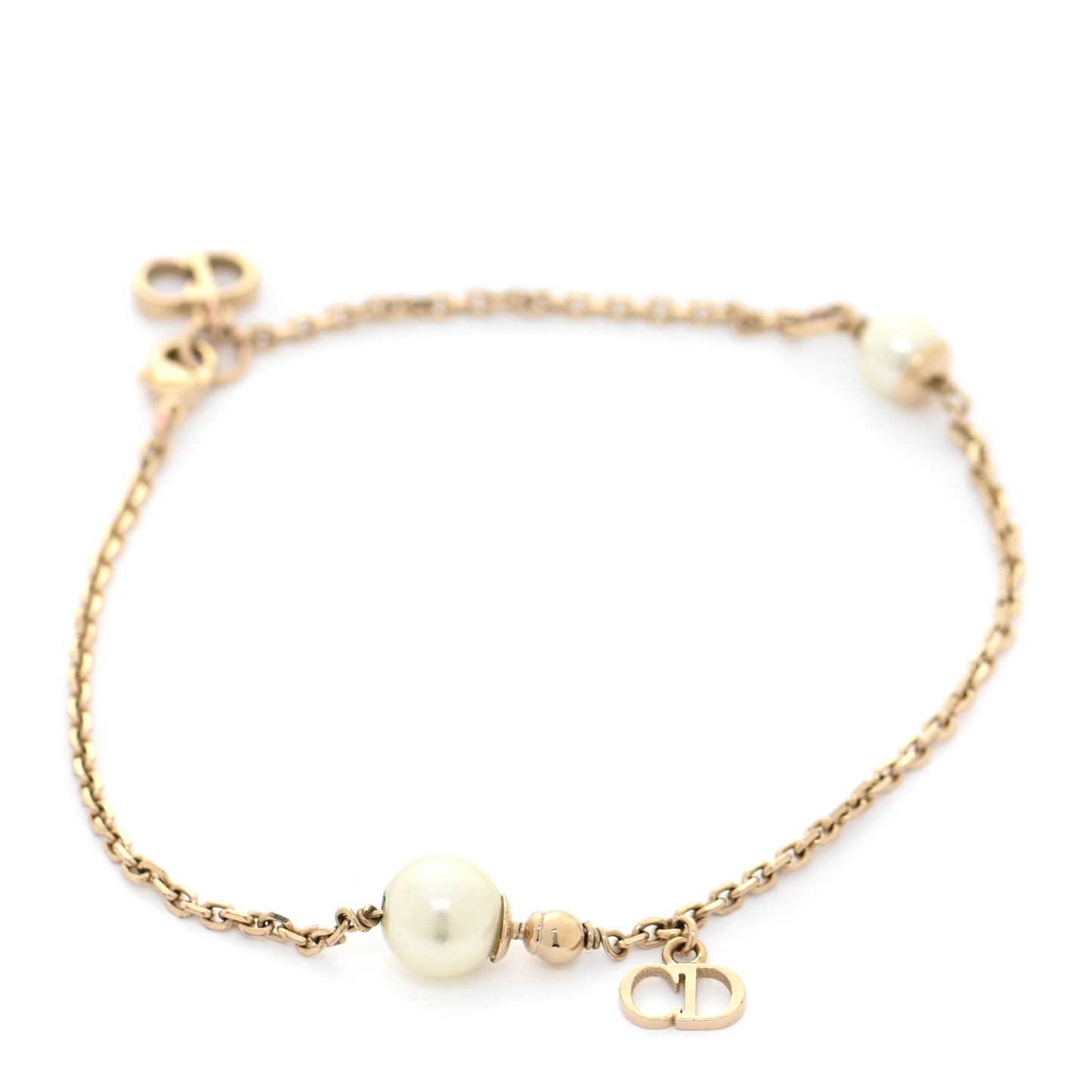 Pearl CD Bracelet Gold