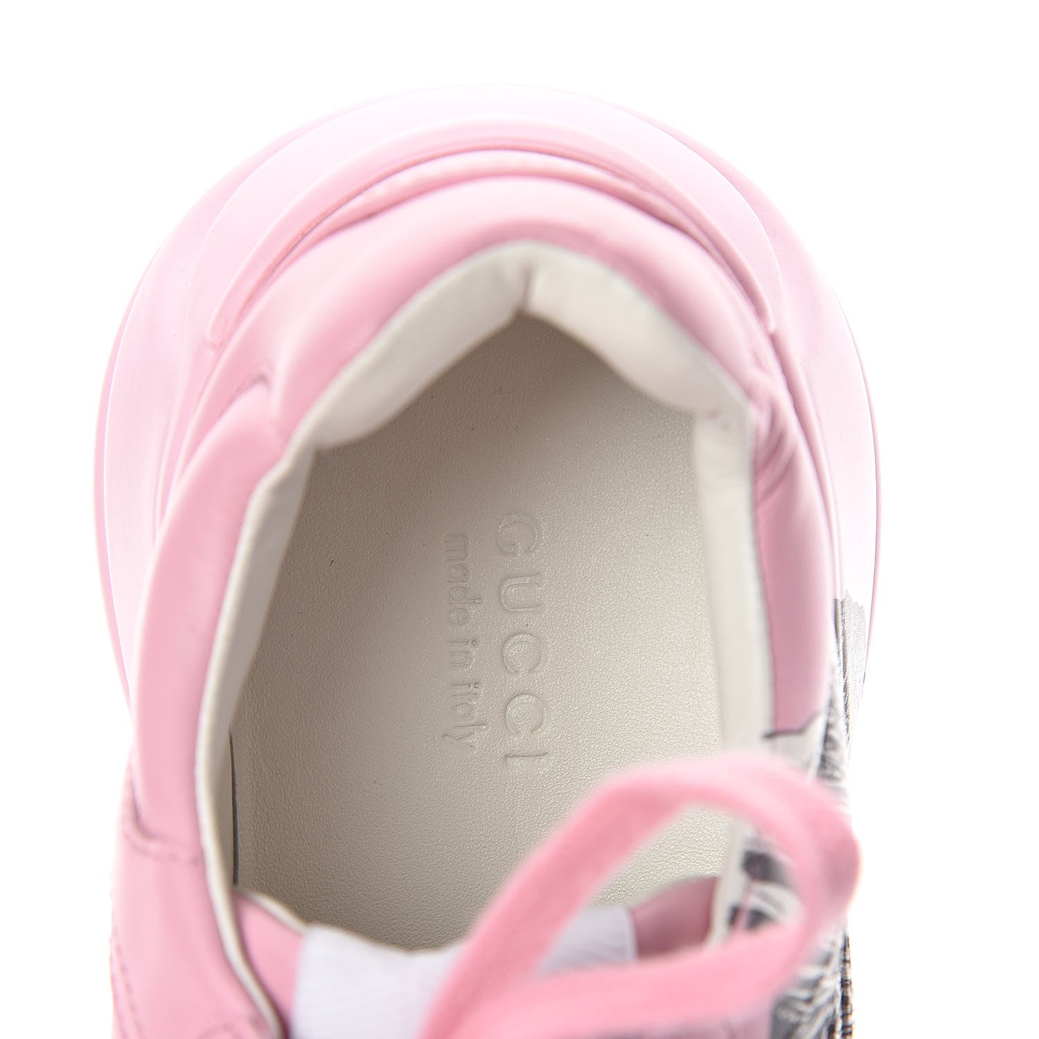 Gucci Calfskin Mystic Cat Rhyton Sneakers 37.5 Sugar Pink 4 of 7