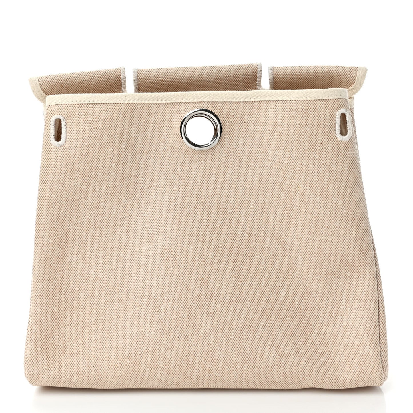 Toile Vache Calfskin Herbag 30 PM Backpack Natural