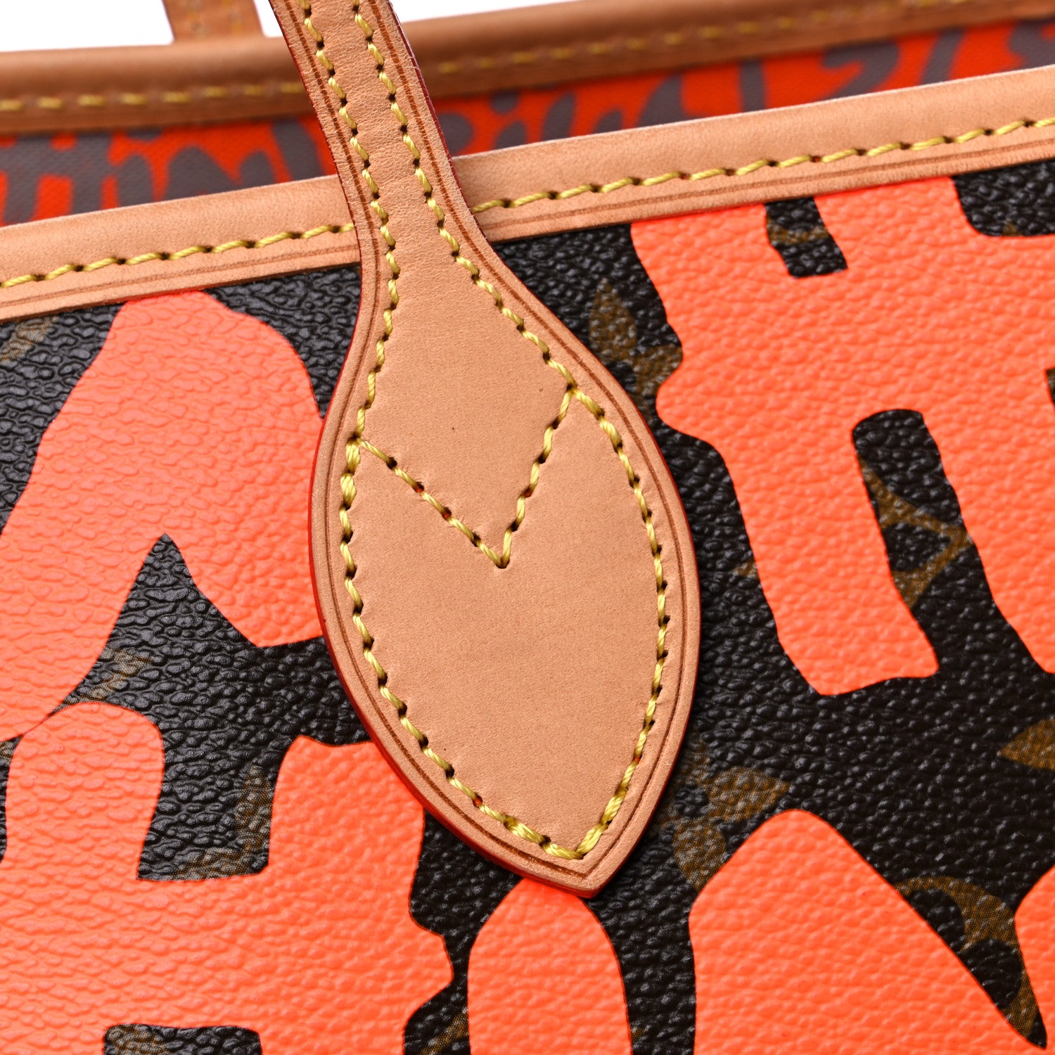 Louis Vuitton Monogram Graffiti Neverfull GM Orange 11 of 12