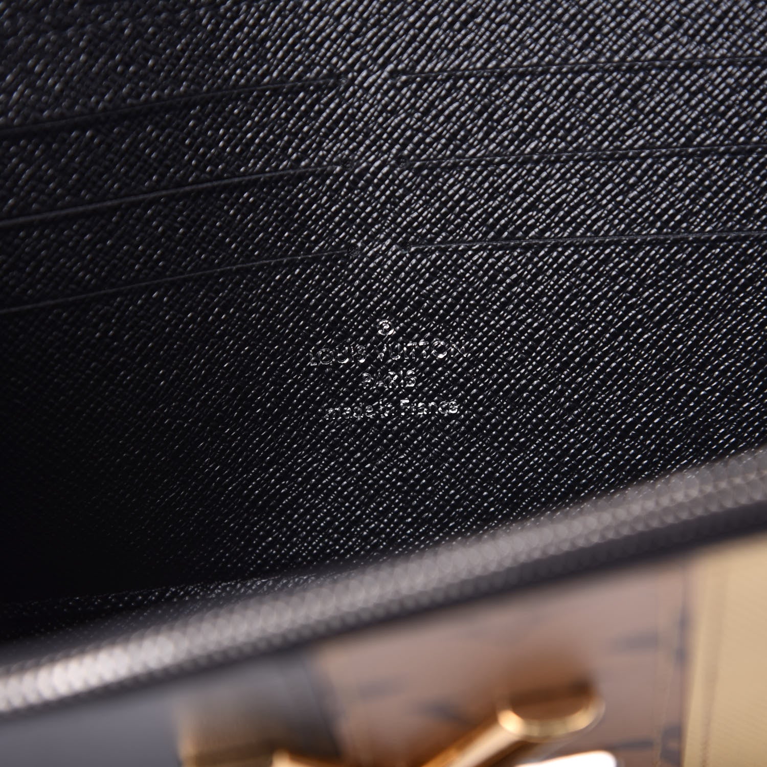Louis Vuitton Calfskin Reverse Monogram Studded Night Lights Twist Chain Wallet 6 of 10