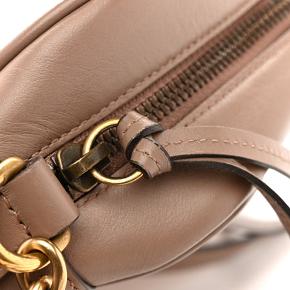 Gucci Calfskin Matelasse Small GG Marmont Chain Shoulder Bag Porcelain Rose 14 of 14
