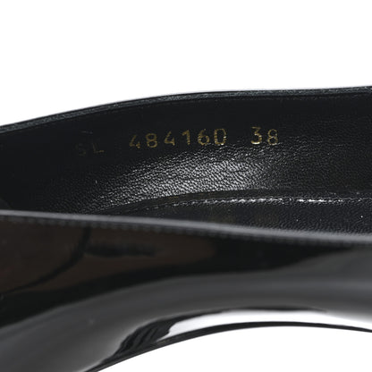 Saint Laurent Patent Opyum 85 Pumps 38 Black 9 of 10