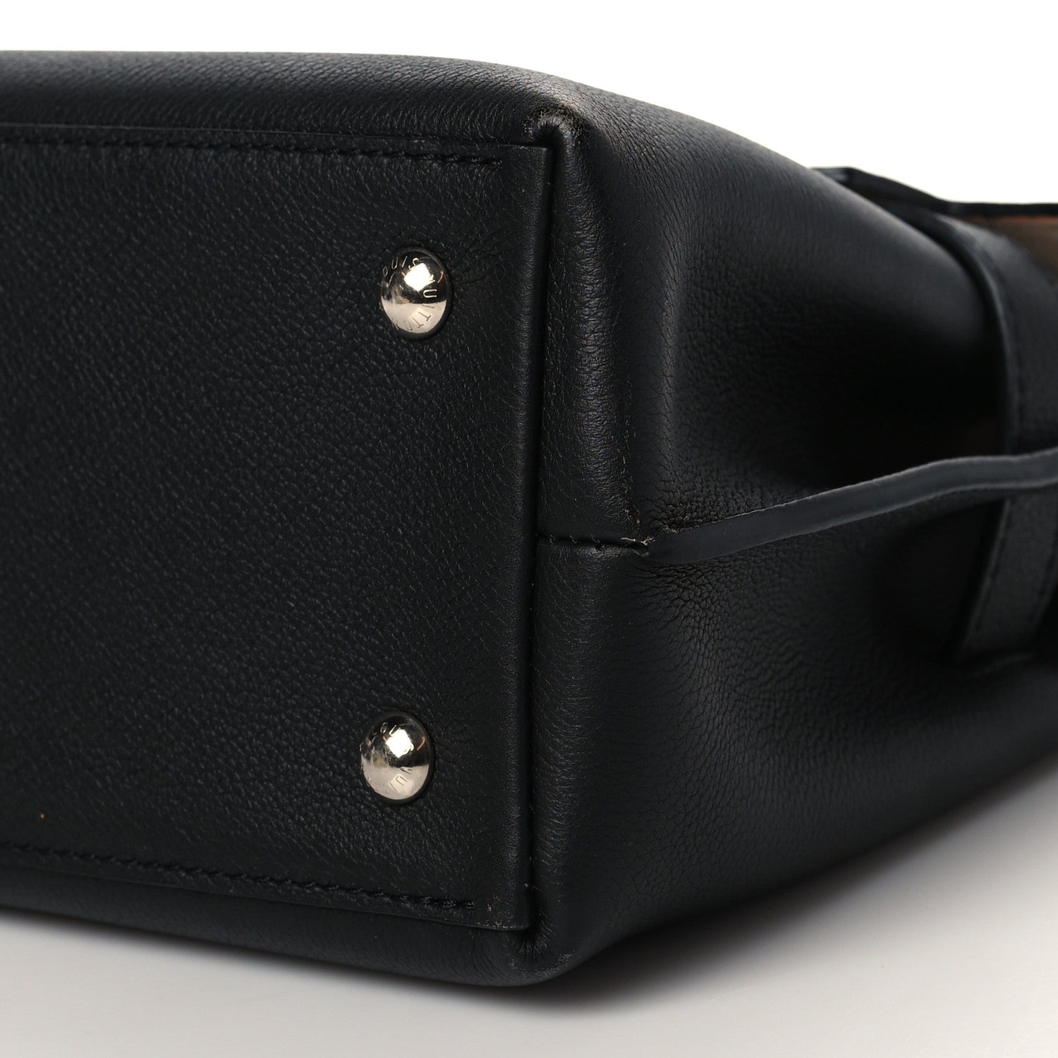 Louis Vuitton Calfskin Lockme Ever BB Black 10 of 10