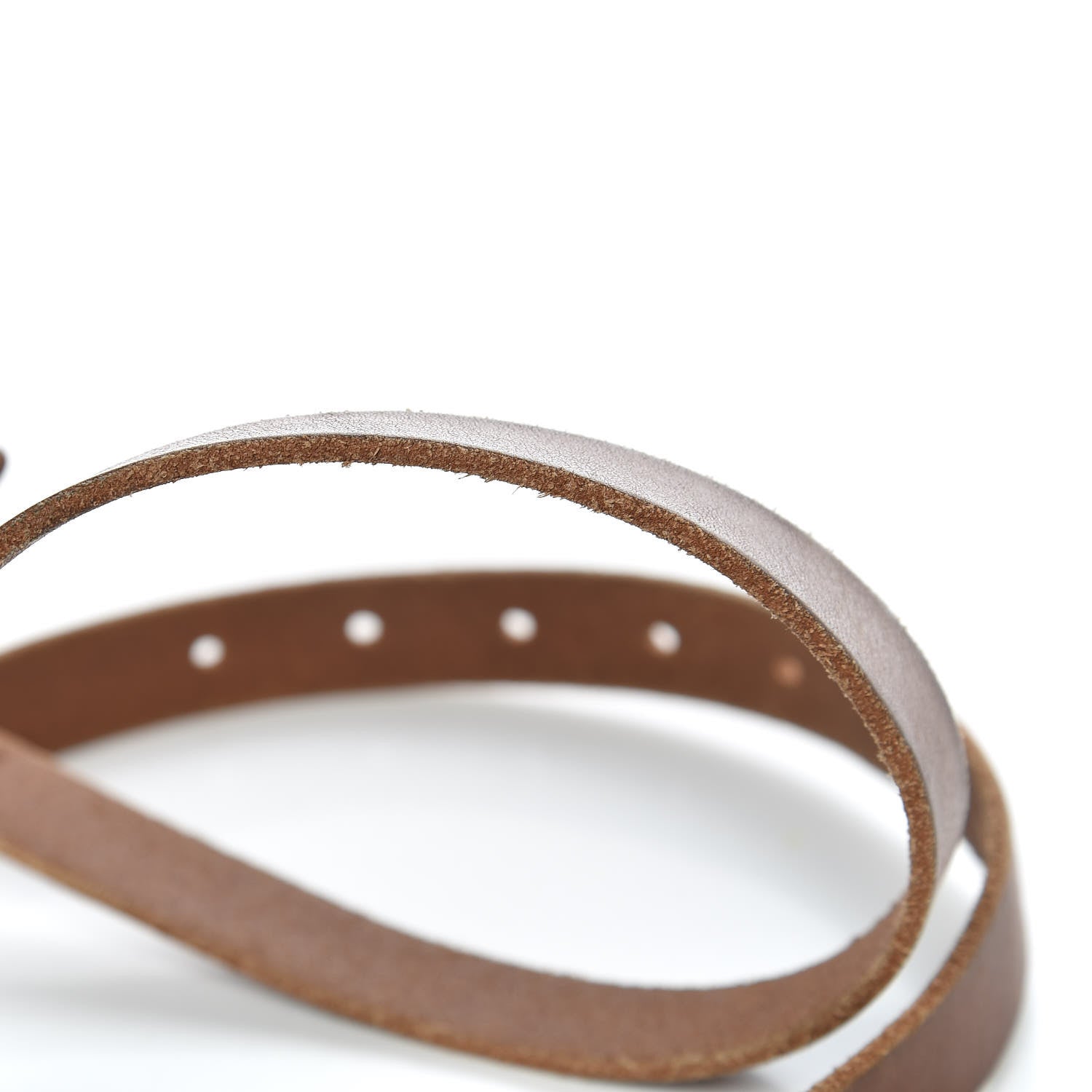 Gucci Faded Calfskin Double G 20mm Belt 80 32 Cuir 9 of 9