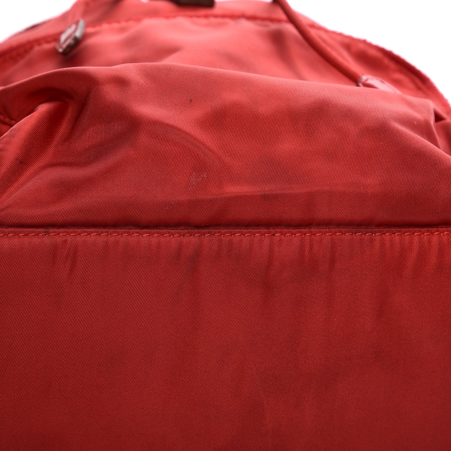 Nylon Vela Medium Backpack Rosso
