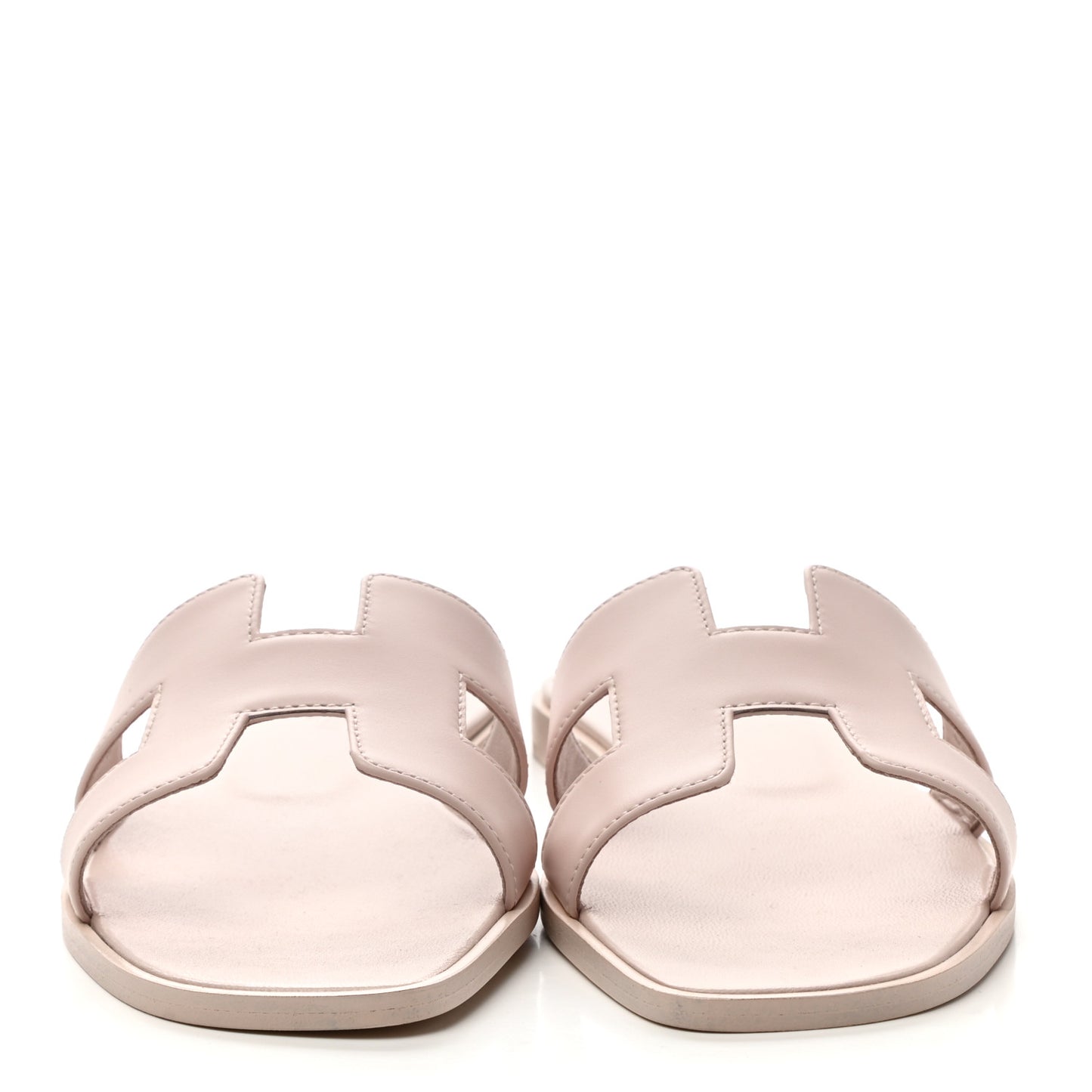 Box Calfskin Oran Sandals 39 Rose Pale