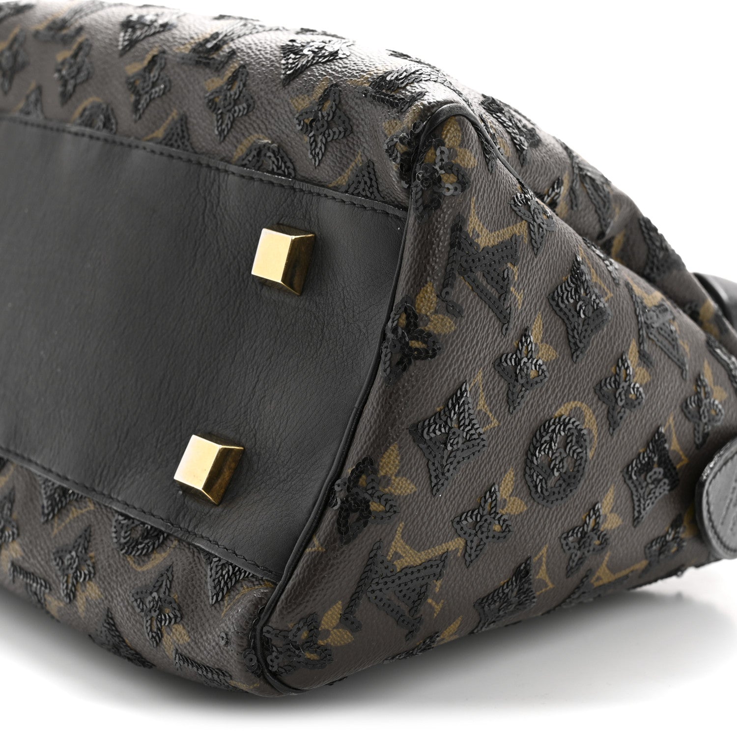Louis Vuitton Monogram Sequins Eclipse Speedy 28 Black 10 of 18