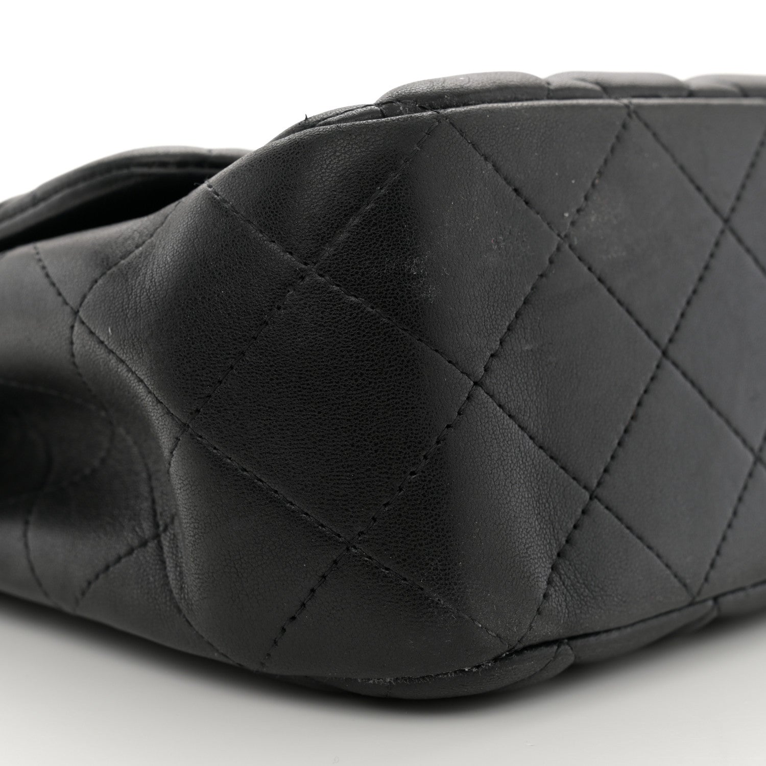 Chanel Lambskin Quilted Jumbo Single Flap Black 9 of 12