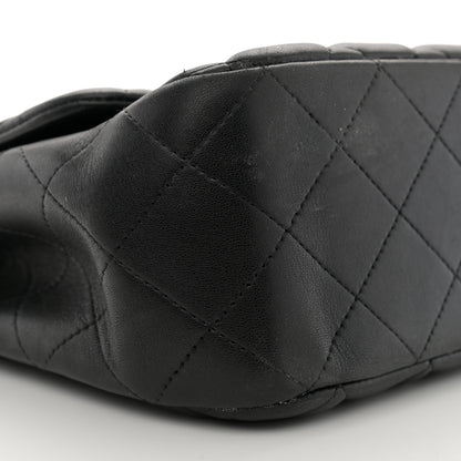 Chanel Lambskin Quilted Jumbo Single Flap Black 9 of 12